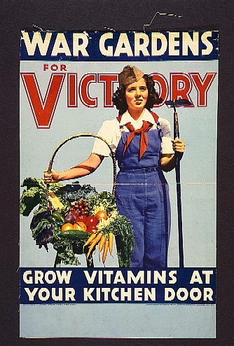 WWII Poster for Victory Gardens